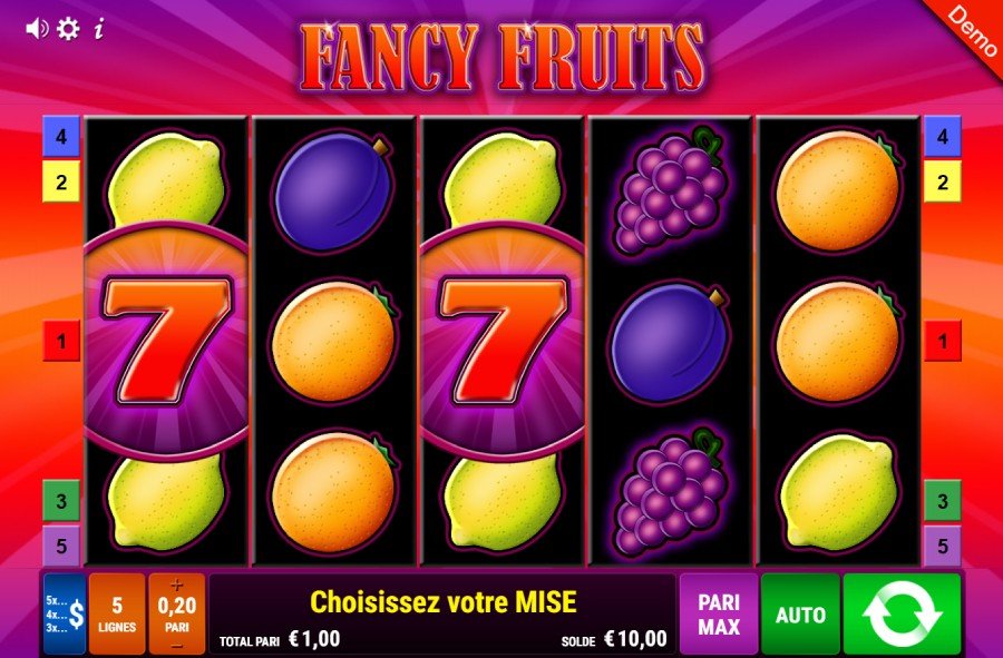 Machine à sous Fancy Fruits de Gamomat