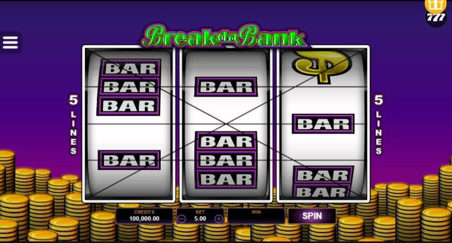 Break da Bank du provider Microgaming