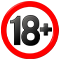 Logo interdiction aux mineurs (+18)