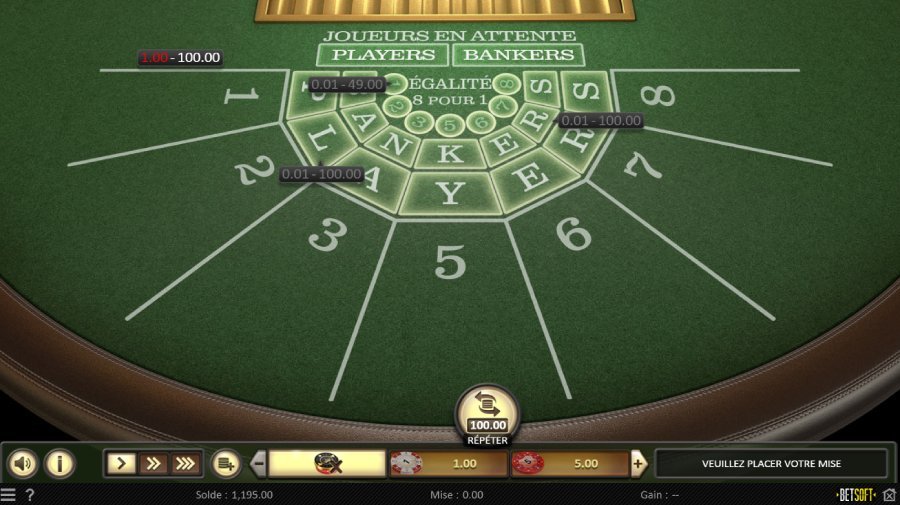 Baccarat Betsoft