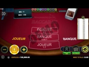 Baccarat de Pragmatic Play