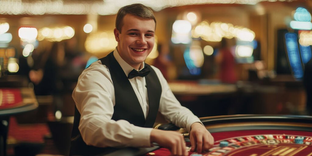 Bannière Le salaire d'un croupier de casino à Las Vegas