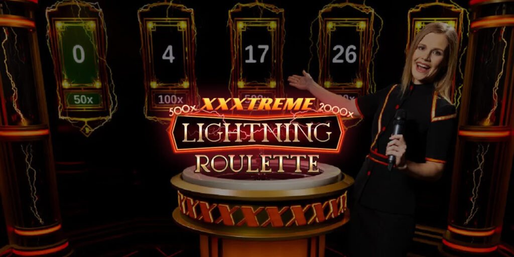 Bannière XXXtreme Lightning Roulette Evolution Gaming 2025