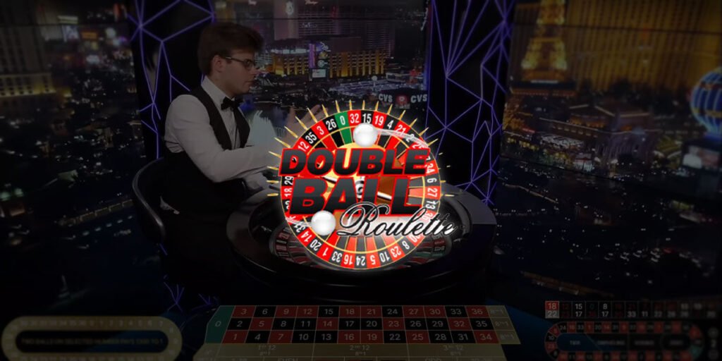 Bannière Double Ball Roulette Evolution Gaming