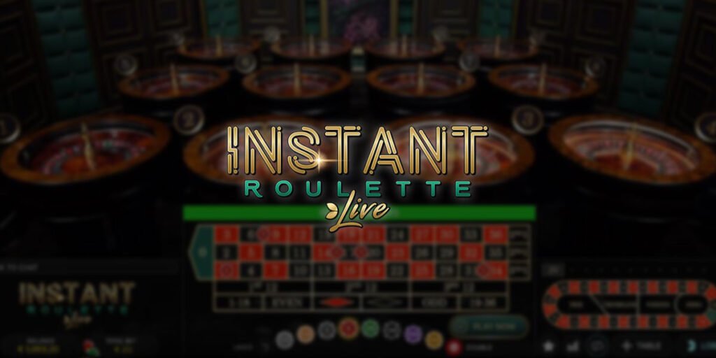 Bannière Instant Roulette Evolution Gaming : avis, fonctionnement et jeu en direct