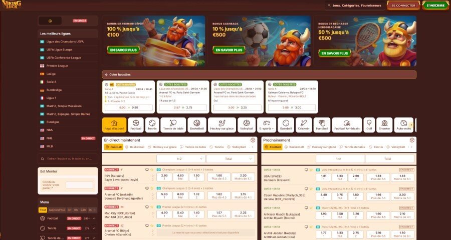Viking Luck Casino paris sportifs