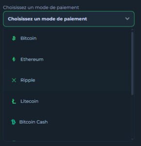 Casinok méthode de dépôt
