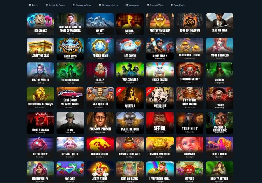 Casinok les machines à sous