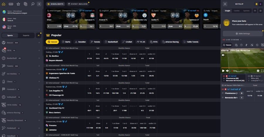 Rollblock Casino page sport