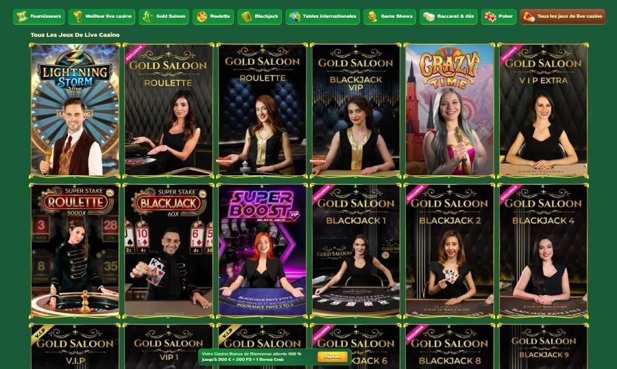 casino en direct Greenluck Casino