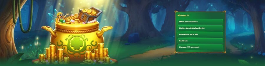 Greenluck Casino vip programme niveau 5