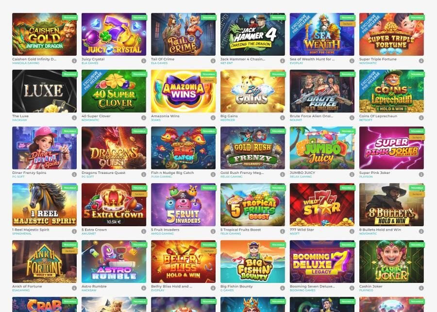 Merlin Casino les machines à sous
