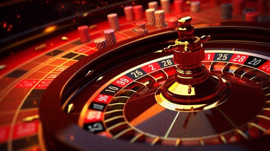 Roulette anglaise dans un casino 