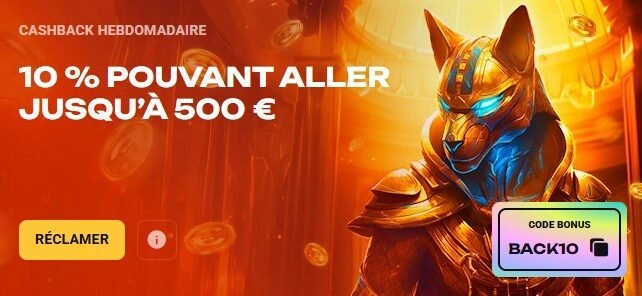 amonbet bonus cashback hebdo