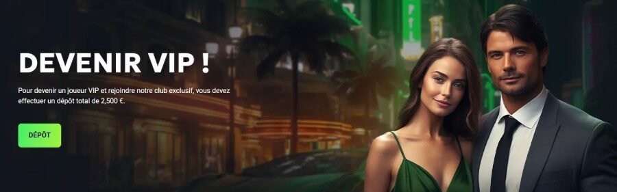 LuckyWave Casino page vip