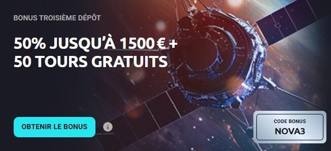 Nova Dreams Casino 3e dépôt