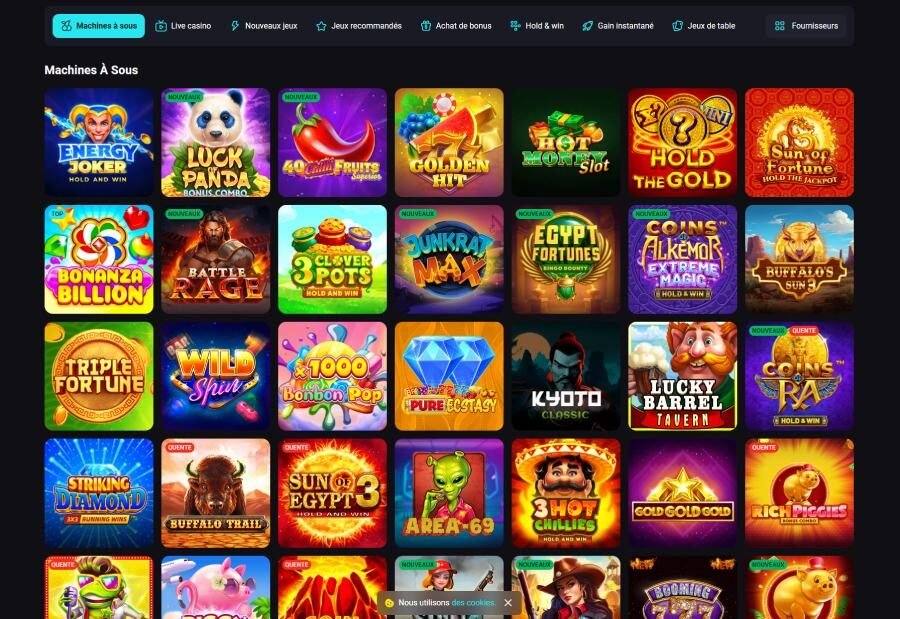 Nova Dreams Casino les machines à sous