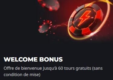 Instant Casino le bonus de bienvenue