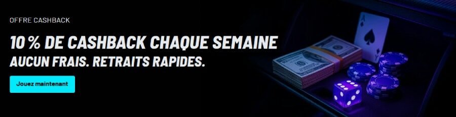 Turbo Wins Casino bonus cashback hebdomadaire sans wager