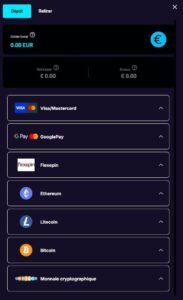 Turbo Wins Casino page dépôt