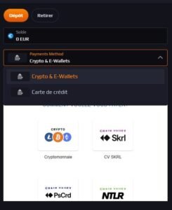 Blazespins Casino page dépôt