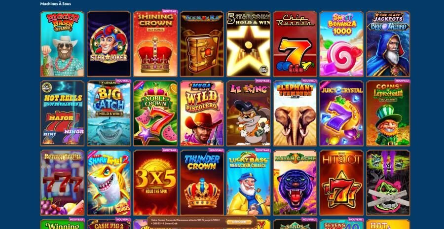 WinBay Casino machines à sous