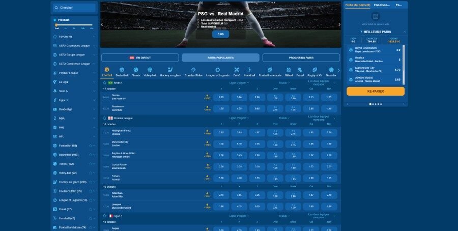 WinBay Casino paris sportifs