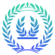 Logo Bonus Empire dégradé de bleus